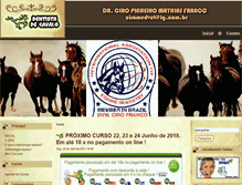 Tablet Screenshot of dentistadecavalo.com.br